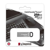 Kingston Datatraveler Kyson 256gb High Performance Usb 3.2 Metal Flash Drive